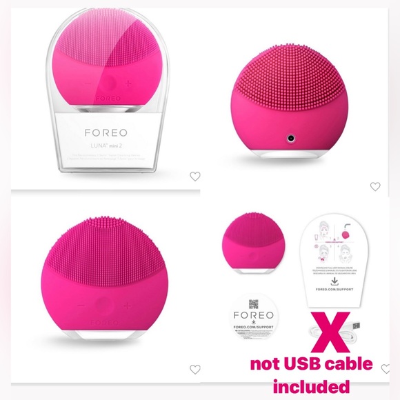 FOREO LUNA mini 2 Silicone Dual-Sided Facial Cleansing Brush , Works Perfectly - Picture 6 of 10